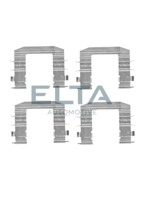 Kit d'accessoires, plaquette de frein à disque ELTA AUTOMOTIVE EA8507