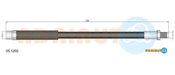 Flexible de frein ADRIAUTO 05.1202