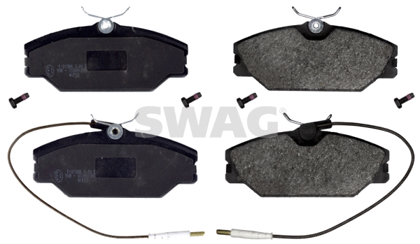 Kit de plaquettes de frein, frein à disque SWAG 60 91 6381