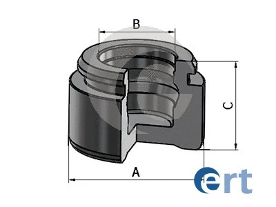 Piston, étrier de frein ERT 151686-C