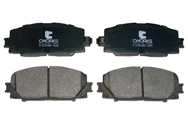 Kit de plaquettes de frein, frein à disque CWORKS C11CR1091