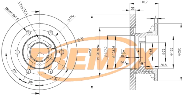 Disque de frein FREMAX BD-8772