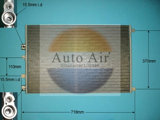 Condenseur, climatisation AUTO AIR GLOUCESTER 16-1100