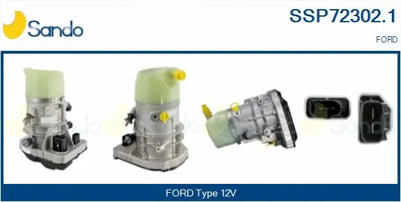 Pompe hydraulique, direction SANDO SSP72302.1
