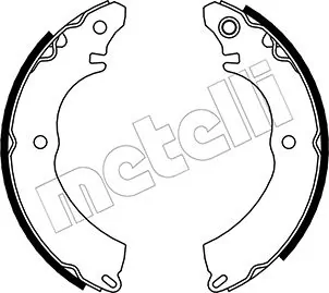 Jeu de mâchoires de frein METELLI 53-0263