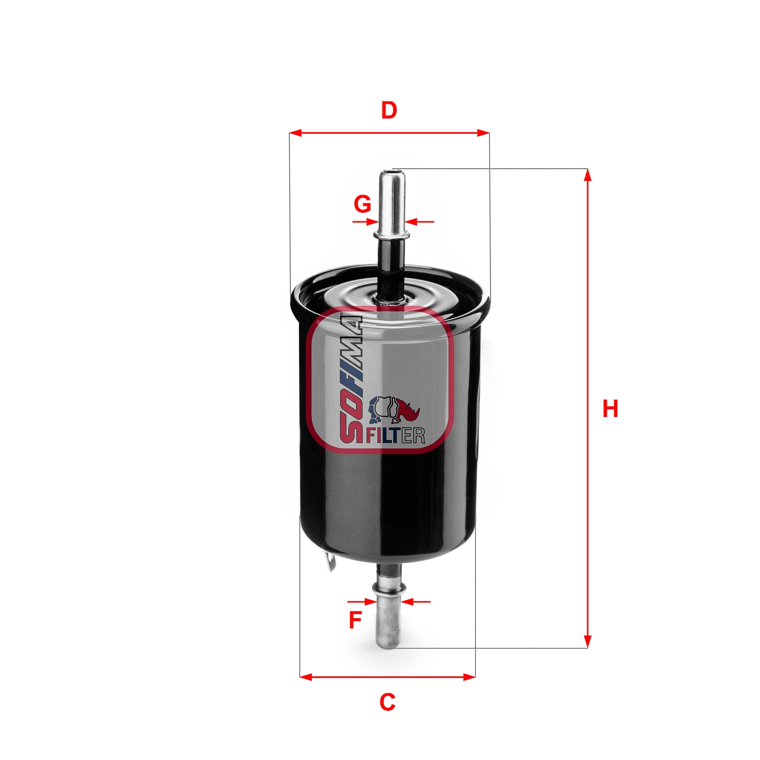 Filtre à carburant SOFIMA S 1843 B