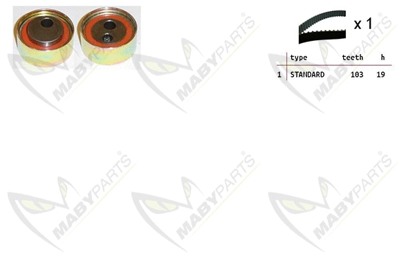 Kit de courroie crantée MABYPARTS OBK010480