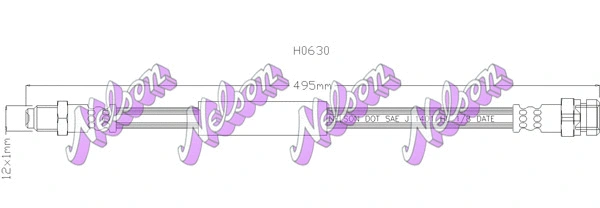 Flexible de frein KAWE H0630