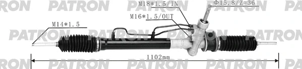 Crémaillère de direction PATRON PSG3013