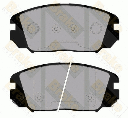 Kit de plaquettes de frein, frein à disque Brake ENGINEERING PA1824