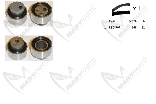 Kit de courroie crantée MABYPARTS OBK010070