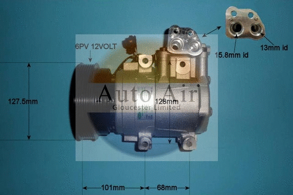 Compresseur, climatisation AUTO AIR GLOUCESTER 14-2070