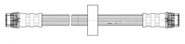Flexible de frein CEF 512446