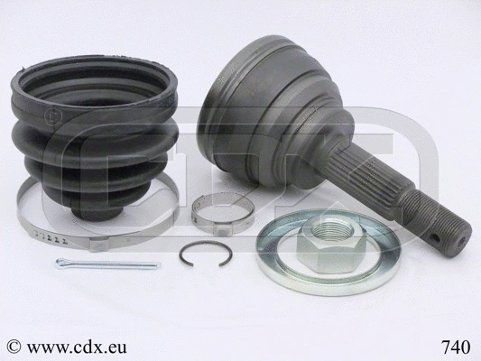 Jeu de joints, arbre de transmission CDX 740