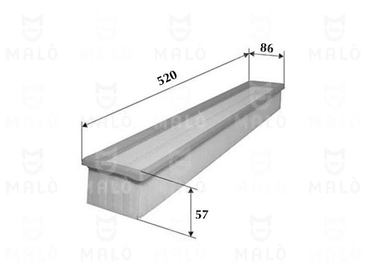 Filtre à air AKRON-MALÒ 1500299