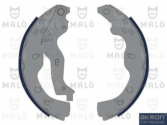 Jeu de mâchoires de frein AKRON-MALÒ 1390084