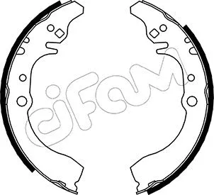 Jeu de mâchoires de frein CIFAM 153-040