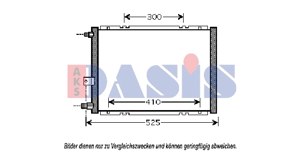 Condenseur, climatisation AKS DASIS 365001N