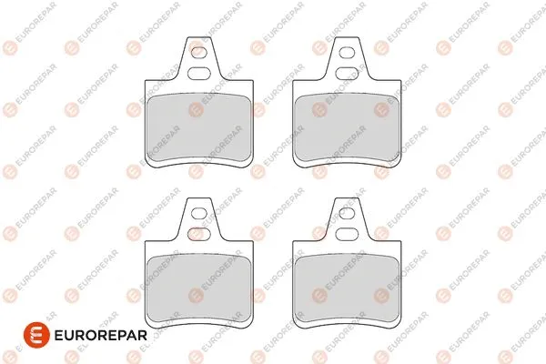 Kit de plaquettes de frein, frein à disque EUROREPAR 1686265480