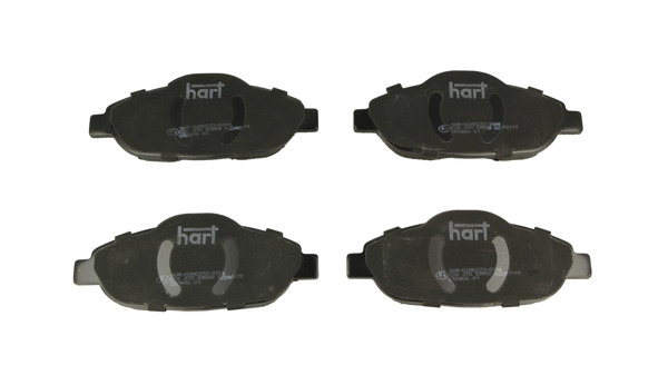 Kit de plaquettes de frein, frein à disque HART 226 370