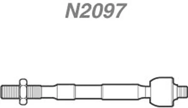 Rotule de direction intérieure, barre de connexion NAKATA N 2097