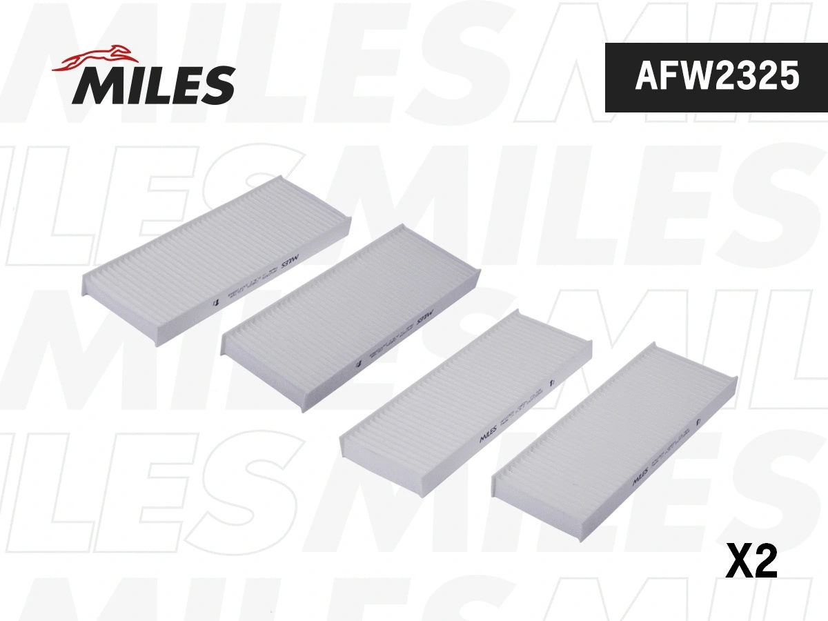 Filtre, air de l'habitacle MILES AFW2325