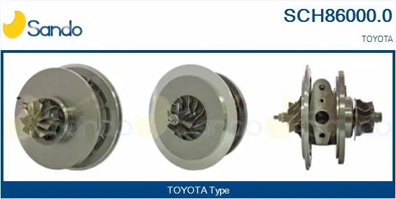 Groupe carter, turbocompresseur SANDO SCH86000.0