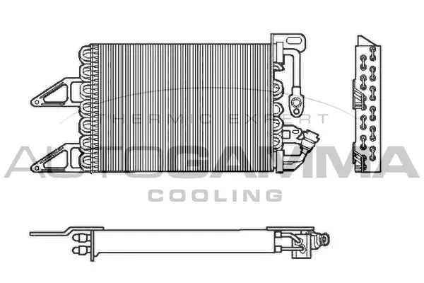 Condenseur, climatisation AUTOGAMMA 103042
