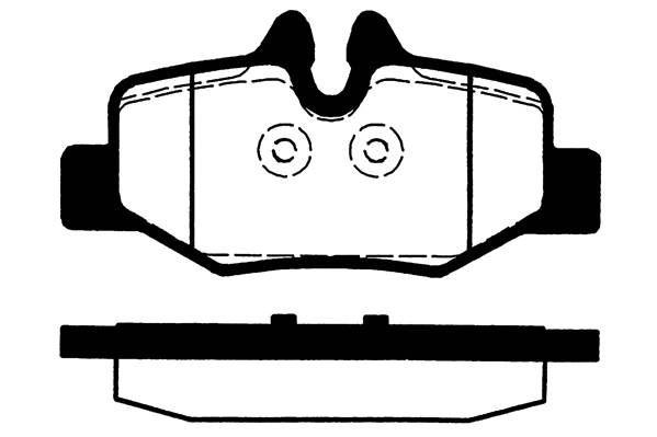 Kit de plaquettes de frein, frein à disque Technika 02175