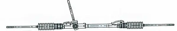 Crémaillère de direction SERCORE 14229