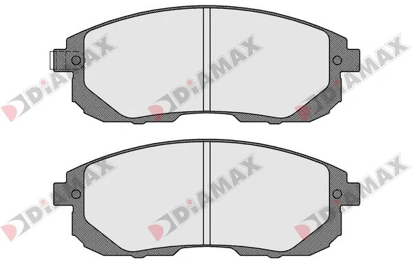 Kit de plaquettes de frein, frein à disque DIAMAX N09504