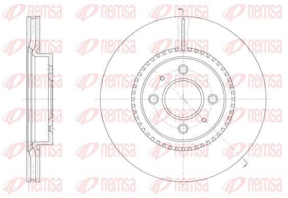 Disque de frein REMSA 61463.10