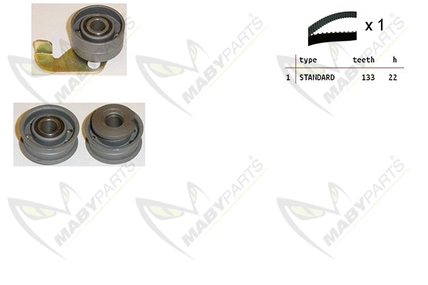 Kit de courroie crantée MABYPARTS OBK010260