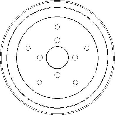 Tambour de frein National NDR286