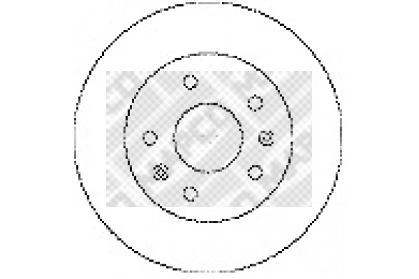 Disque de frein MAPCO 15598