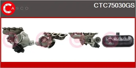 Turbocompresseur, suralimentation CASCO CTC75030GS