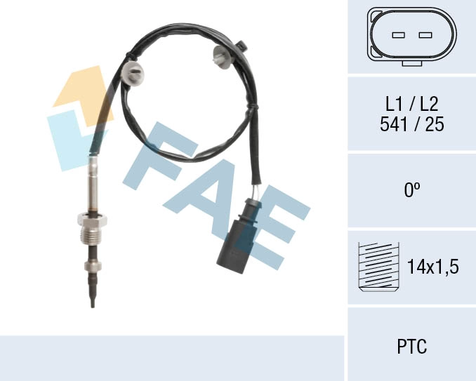 Capteur, température des gaz FAE 68131