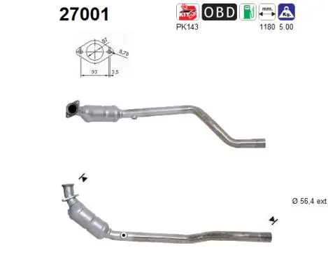 Catalyseur AS 27001