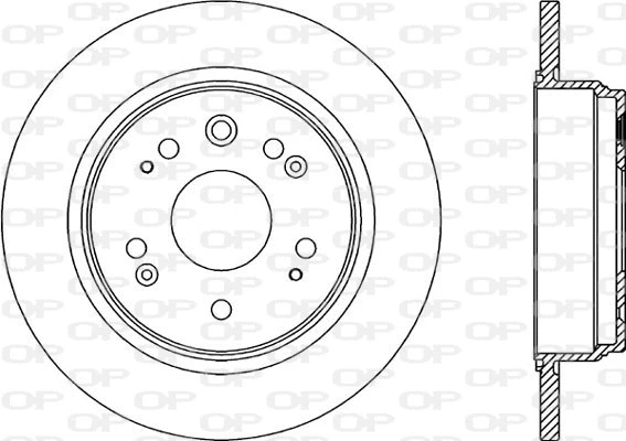 Disque de frein OPEN PARTS BDR2050.10