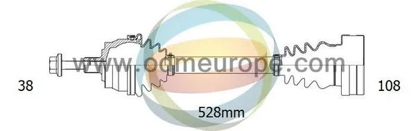 Arbre de transmission 4X4 ESTANFI EST-18-213010