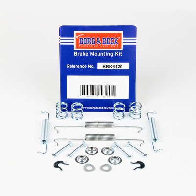 Kit d'accessoires, mâchoire de frein BORG & BECK BBK6120