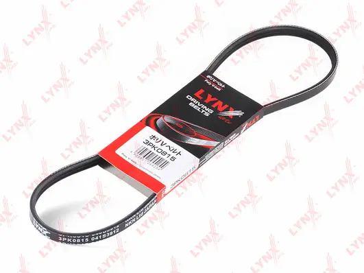Courroie trapézoïdale à nervures LYNXAUTO 3PK0815