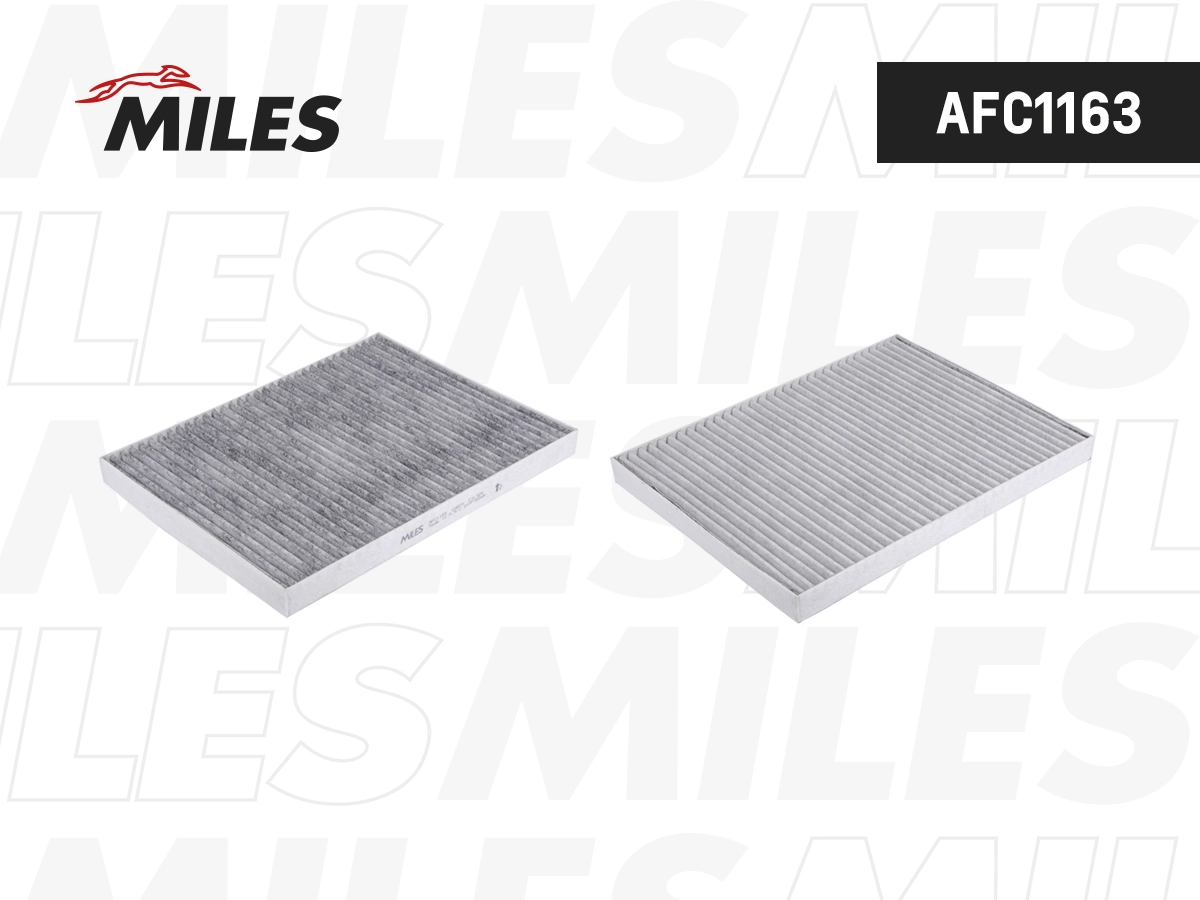 Filtre, air de l'habitacle MILES AFC1163