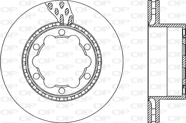 Disque de frein OPEN PARTS BDA2326.20