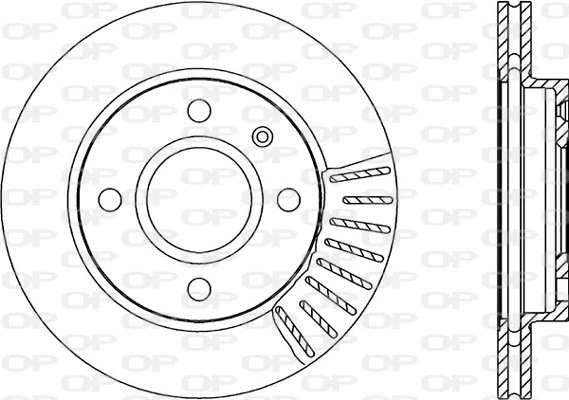 Disque de frein OPEN PARTS BDA1176.20