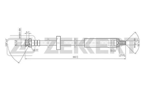 Flexible de frein ZEKKERT BS-9114