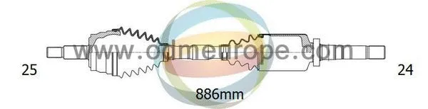Arbre de transmission 4X4 ESTANFI EST-18-162500