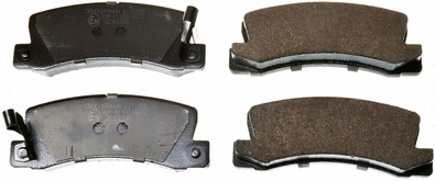Kit de plaquettes de frein, frein à disque DENCKERMANN B111208