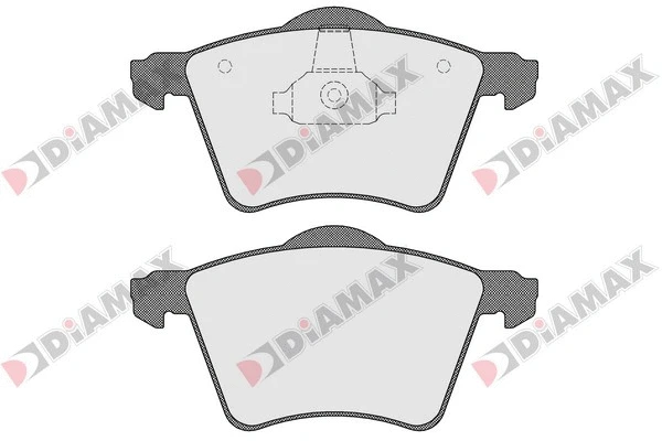 Kit de plaquettes de frein, frein à disque DIAMAX N09479