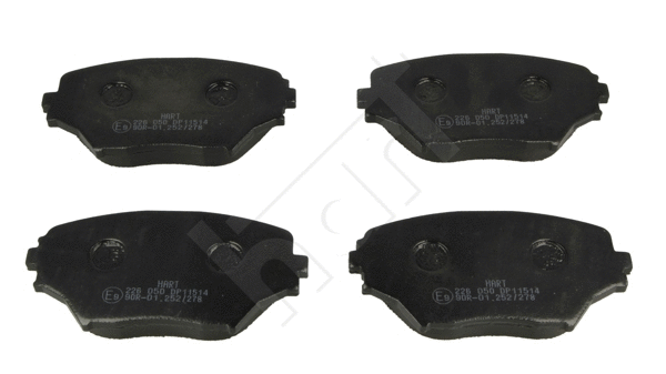 Kit de plaquettes de frein, frein à disque HART 226 050